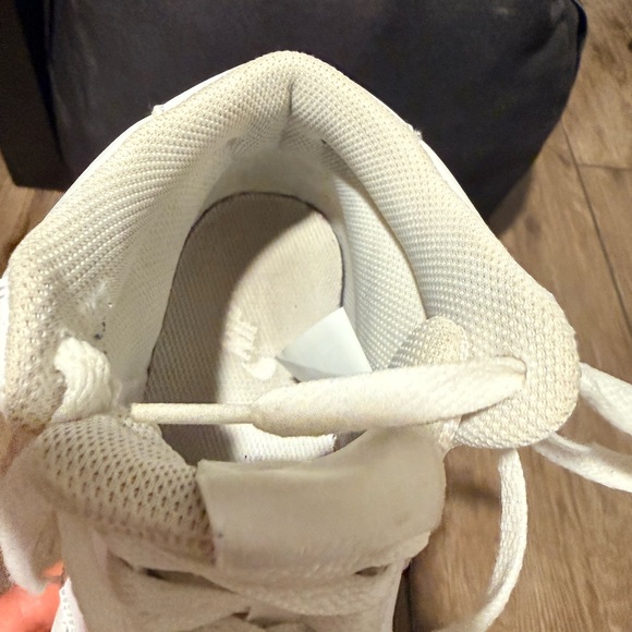 Nike White Leather High-Top Sneakers - Picture 11 of 14